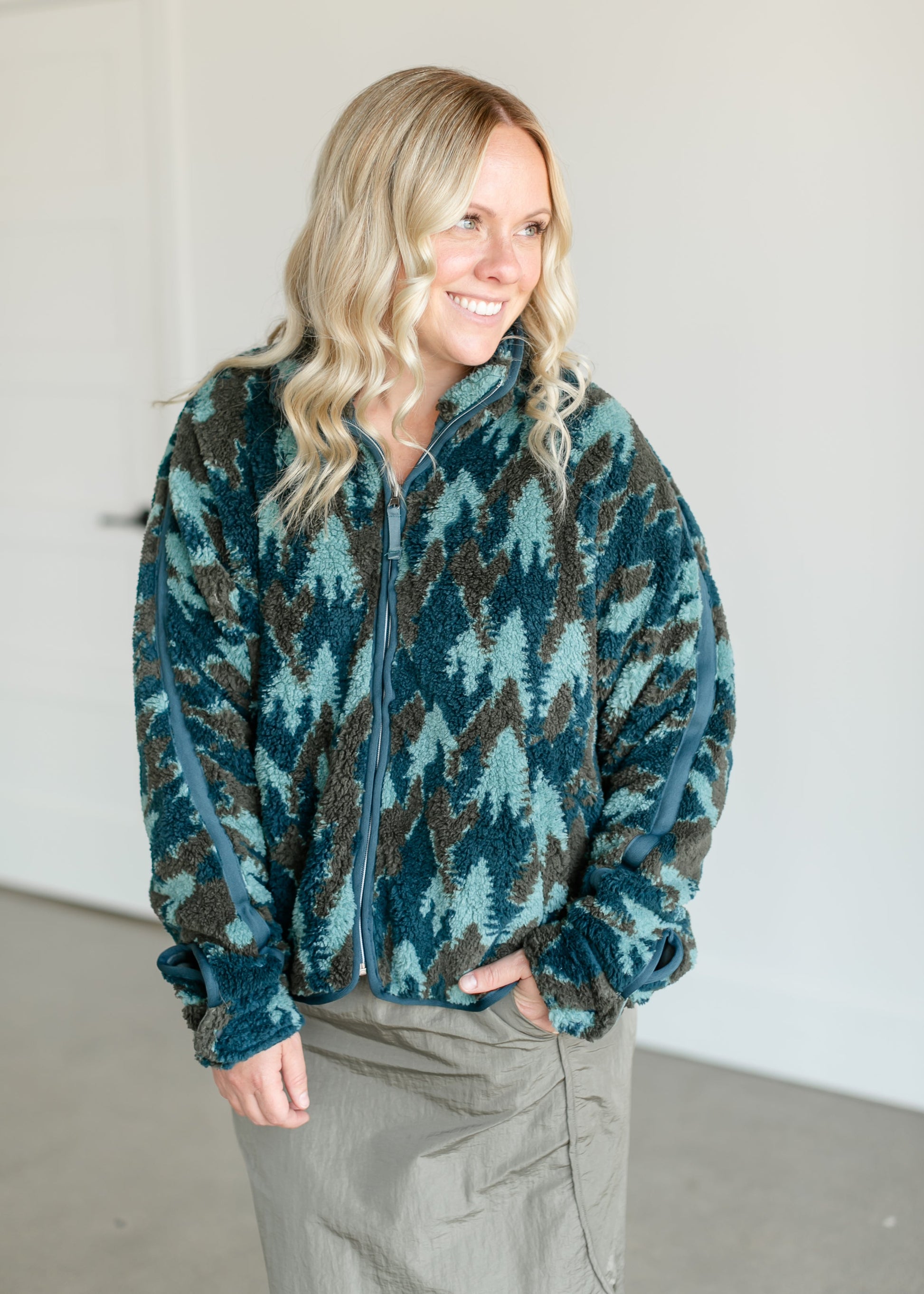 Sequoia Fleece Zip Up Jacket FF Tops
