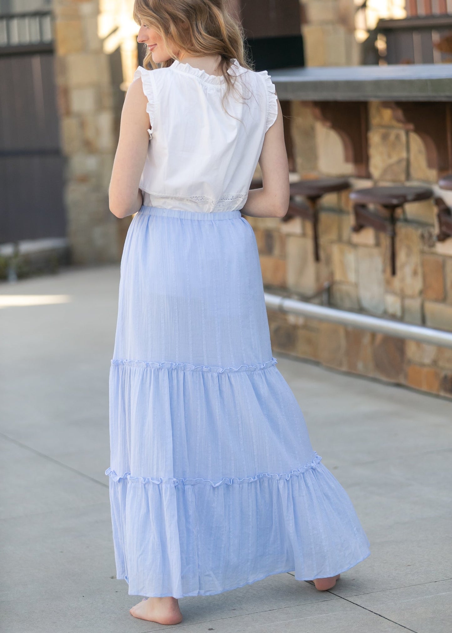 Serena Cotton Maxi Skirt IC Skirts