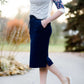Serena Midi Skirt - FINAL SALE Skirts Navy / XS