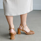 Seychelles® Bali Leather Ratten Block Heel Shoes