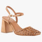 Seychelles® Bali Leather Ratten Block Heel Shoes