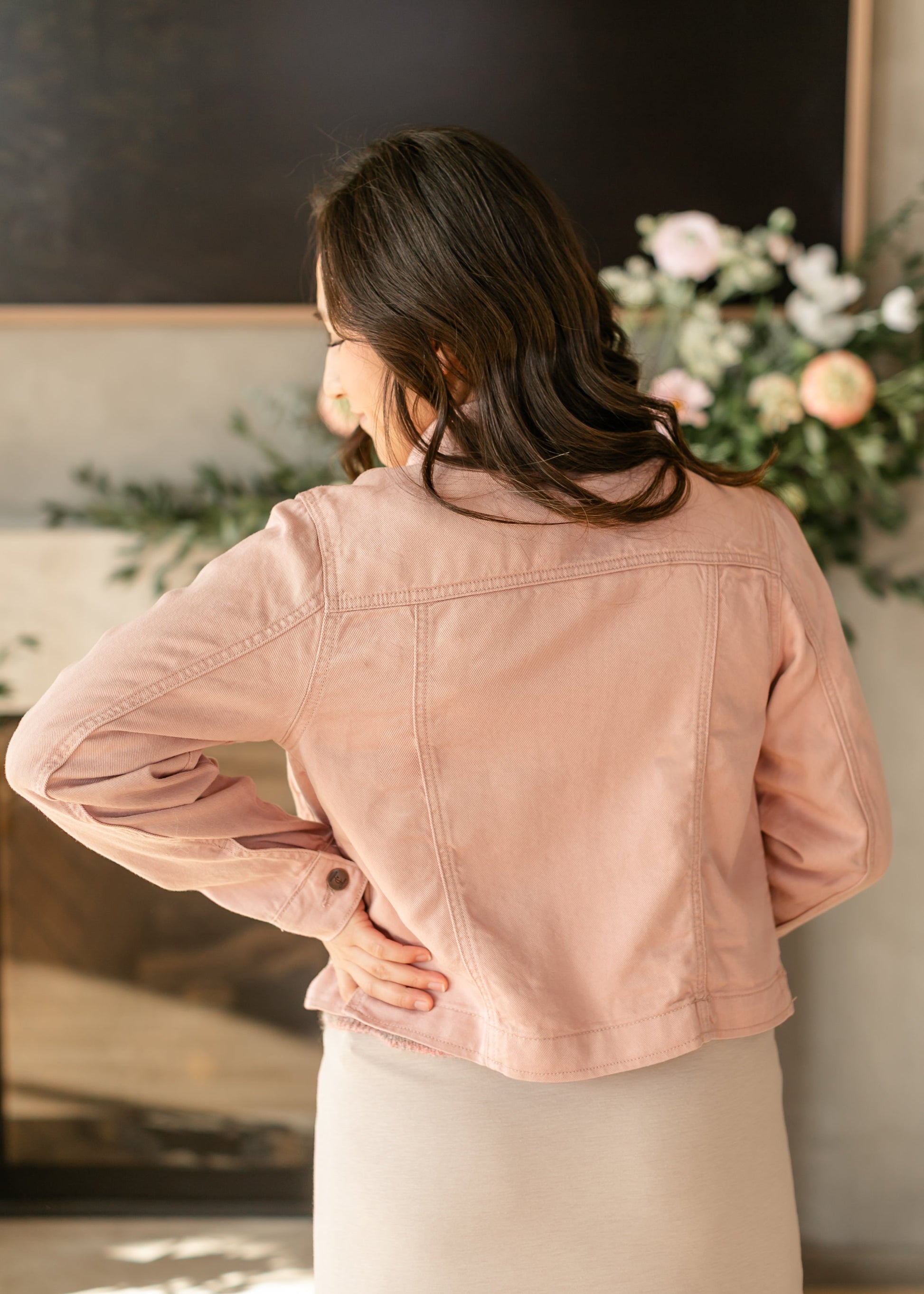 Shea Lightweight Denim Jacket IC Tops