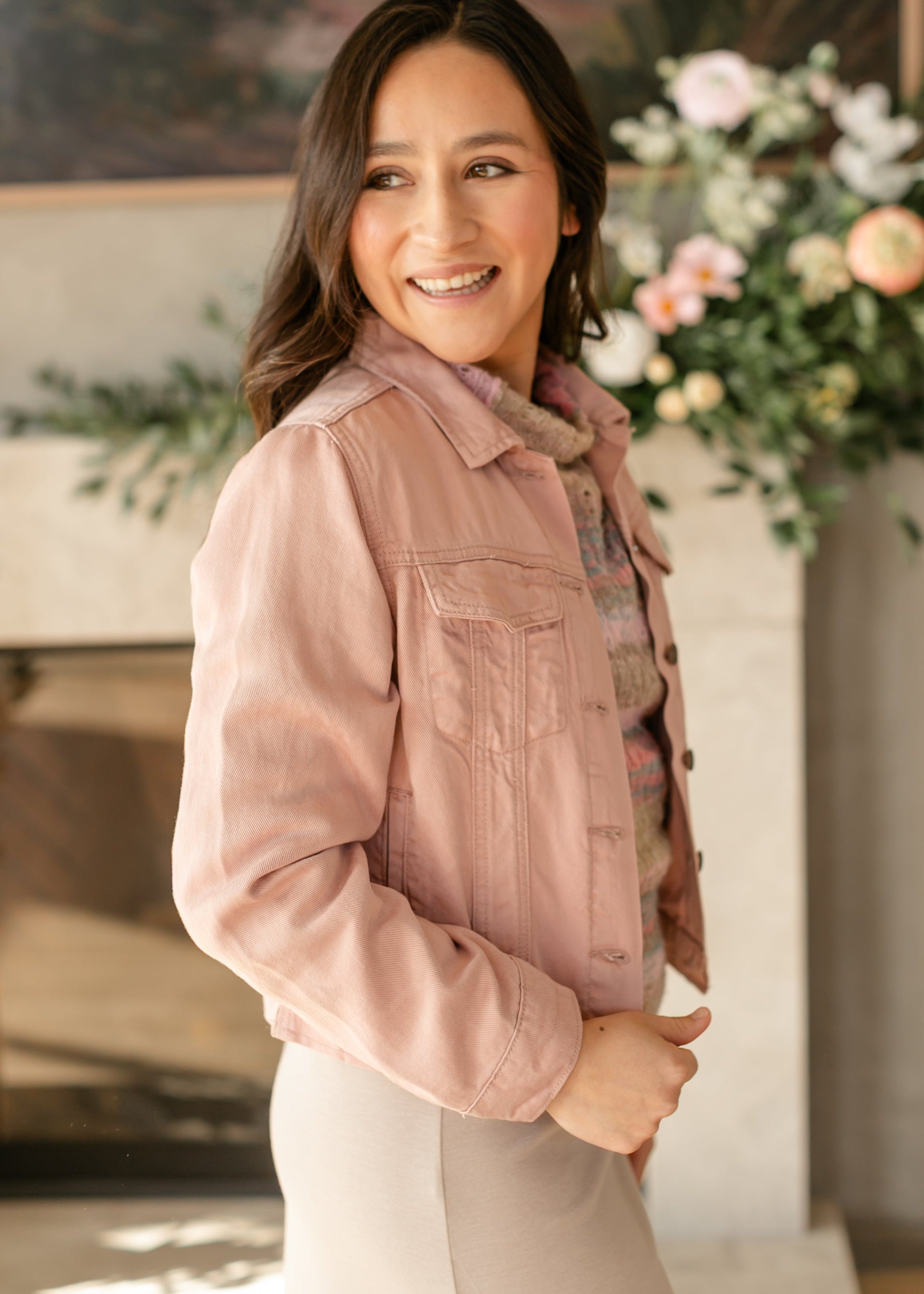 Shea Lightweight Denim Jacket IC Tops