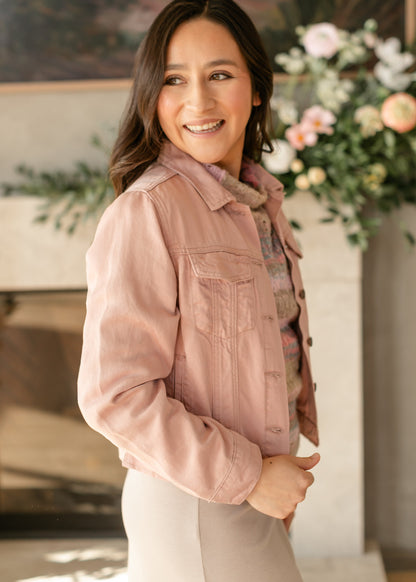 Shea Lightweight Denim Jacket IC Tops