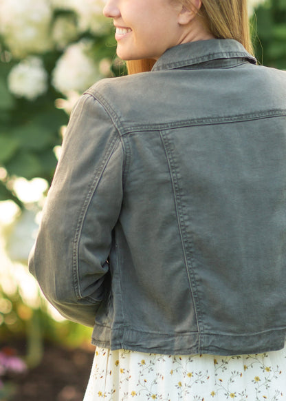 Shea Lightweight Denim Jacket IC Tops