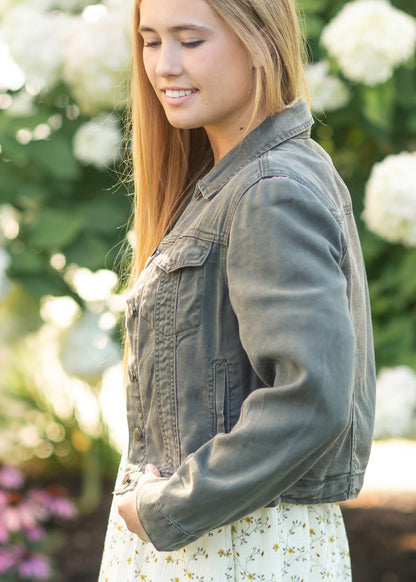 Shea Lightweight Denim Jacket IC Tops