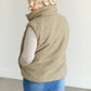 Sherpa Full Zip Puffer Vest FF Tops