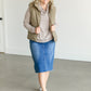 Sherpa Full Zip Puffer Vest FF Tops