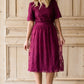 Short Sleeve Detailed Midi Dress - FINAL SALE Dresses