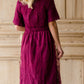 Short Sleeve Detailed Midi Dress - FINAL SALE Dresses