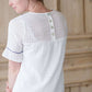 Short Sleeve Embroidered Top - FINAL SALE Tops