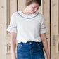 Short Sleeve Embroidered Top - FINAL SALE Tops