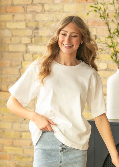 Short Sleeve Essential Relaxed T-shirt FF Tops