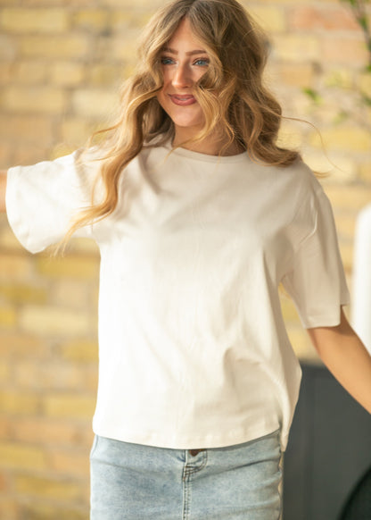 Short Sleeve Essential Relaxed T-shirt FF Tops