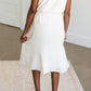 Short Sleeve Lined Tie Waist Midi Dress - FINAL SALE Dresses
