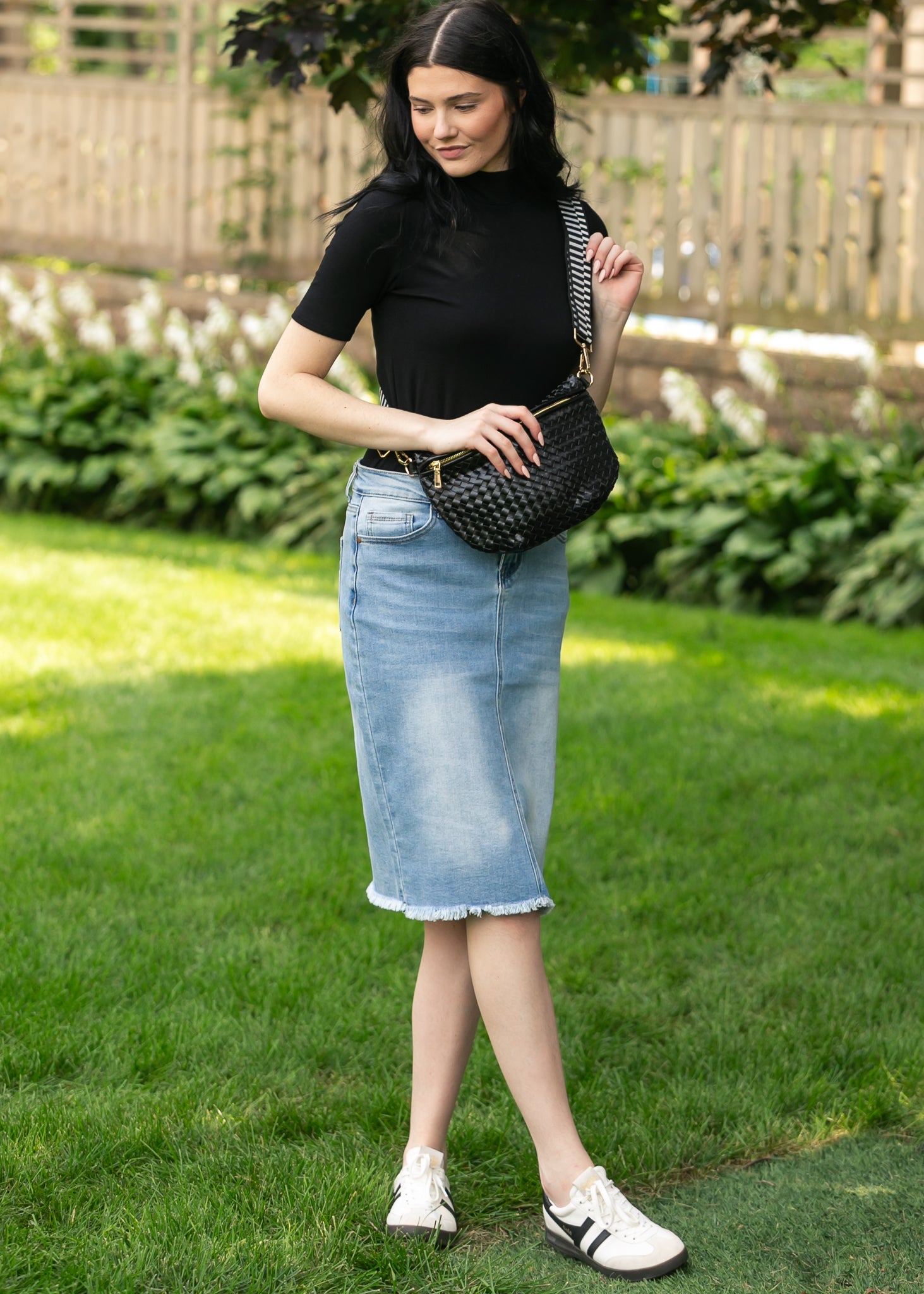 Short Sleeve Mock Neck Top FF Tops