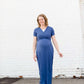 Short Sleeve Pocket Maxi Dress-FINAL SALE Dresses