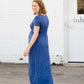 Short Sleeve Pocket Maxi Dress-FINAL SALE Dresses
