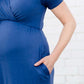 Short Sleeve Pocket Maxi Dress-FINAL SALE Dresses