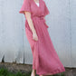 Short Sleeve Wrap Maxi Dress - FINAL SALE Dresses