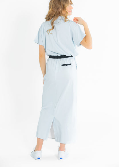 Showed Up Drawstring Midi Skirt FF Skirts