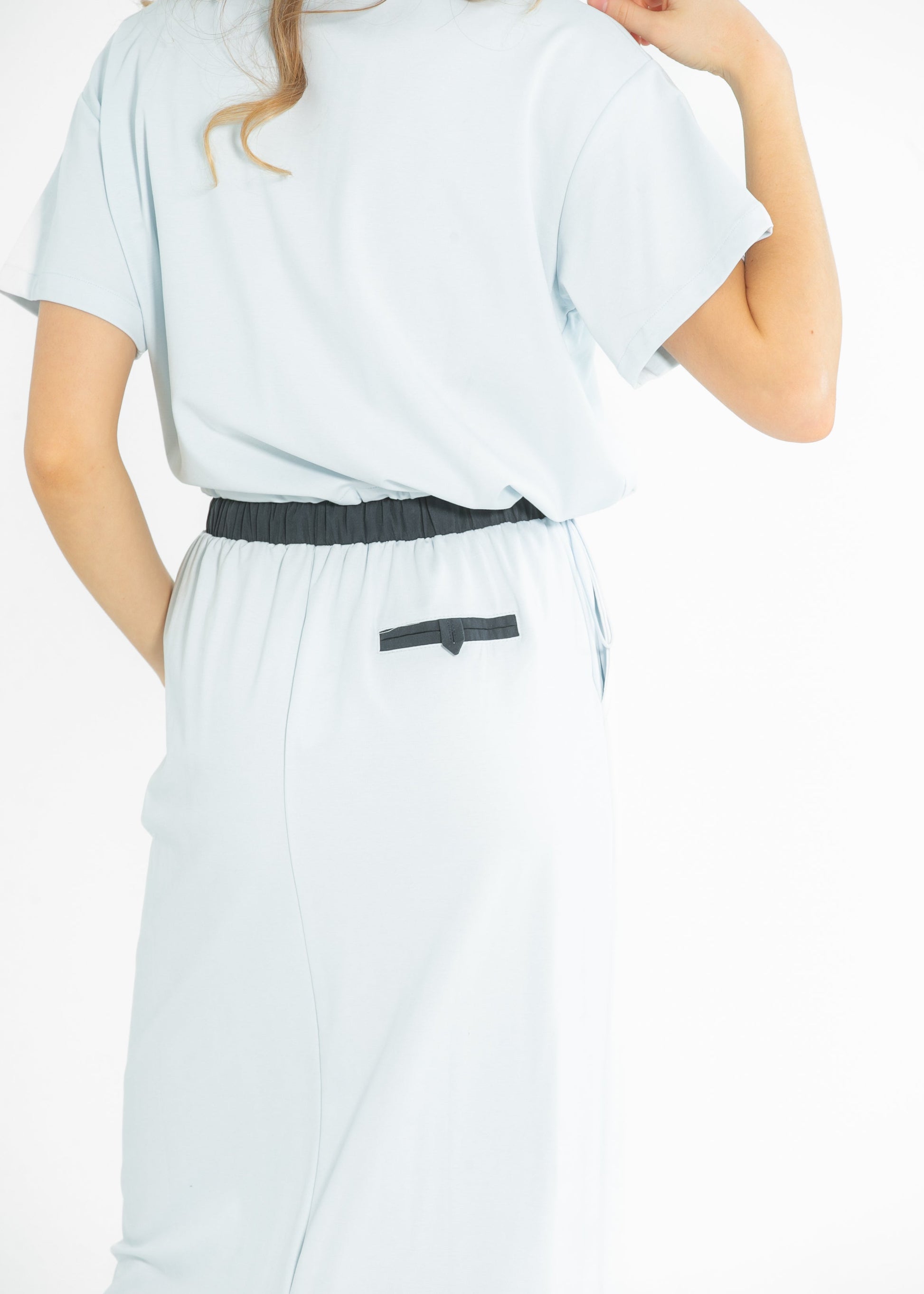 Showed Up Drawstring Midi Skirt FF Skirts