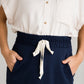 Side Pocket French Terry Midi Skirt Skirts