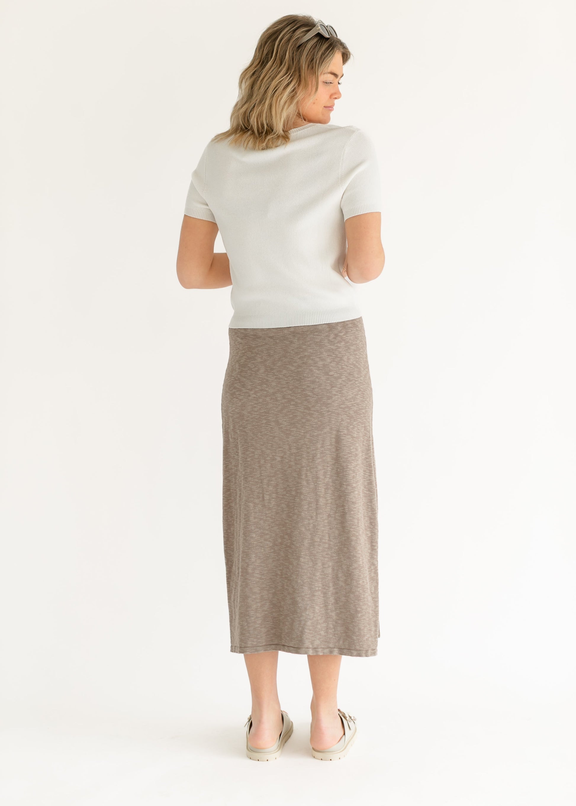 Side Slit Knit Maxi Skirt - FINAL SALE FF Skirts