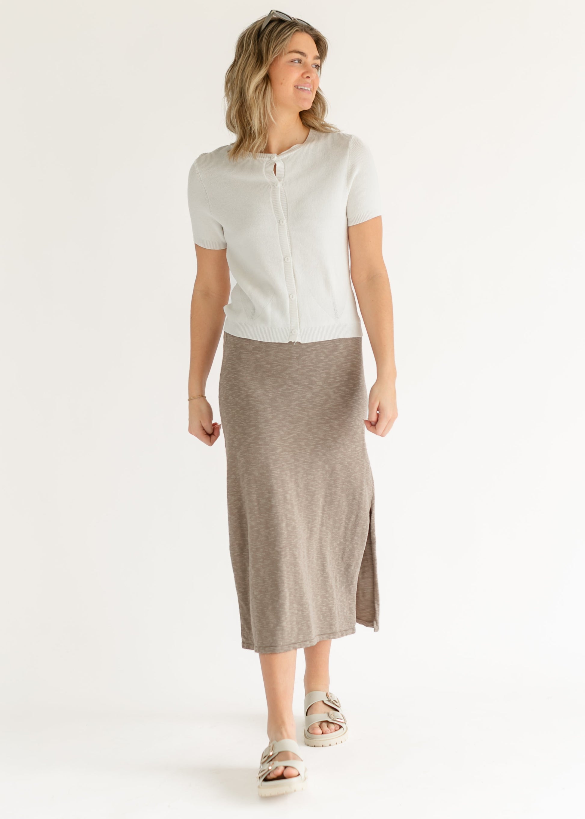 Side Slit Knit Maxi Skirt - FINAL SALE FF Skirts