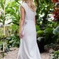 Side Tie Embroidered Maxi Dress - FINAL SALE Dresses