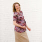 Side Tie Floral Top FF Tops