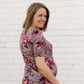 Side Tie Floral Top FF Tops