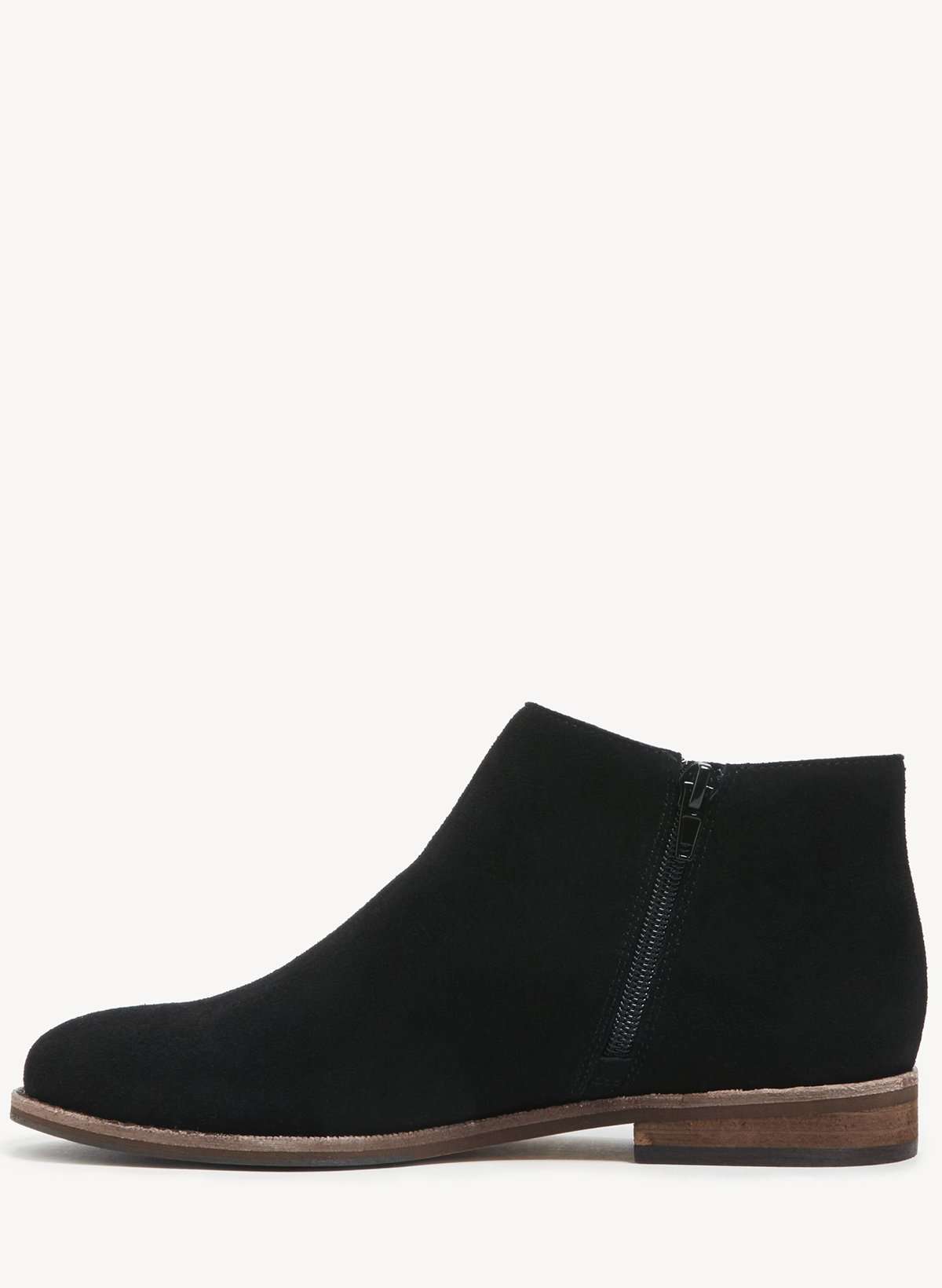 Side Zip Detail Bootie Shoes
