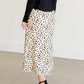 Side Zip Leopard Midi Skirt - FINAL SALE Skirts
