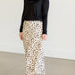 Side Zip Leopard Midi Skirt - FINAL SALE Skirts