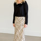 Side Zip Leopard Midi Skirt - FINAL SALE Skirts