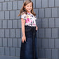 Silver Stitch Dark Denim Skirt Skirts