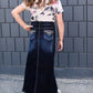 Silver Stitch Dark Denim Skirt Skirts