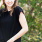 Simple Black Boxy Tee - FINAL SALE Tops