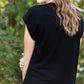 Simple Black Boxy Tee - FINAL SALE Tops