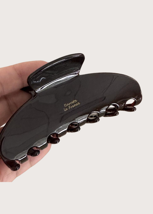 Simple Dark Brown Claw Clip Accessory