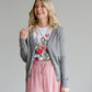 Single Tier Mauve Maxi Skirt FF Skirts