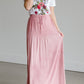 Single Tier Mauve Maxi Skirt Skirts