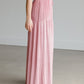 Single Tier Mauve Maxi Skirt Skirts