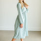 Sky Ruffle Shoulder Flowy Midi Dress - FINAL SALE Dresses