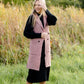Sleeveless Long Cardigan Vest-FINAL SALE FF Tops Pink / S