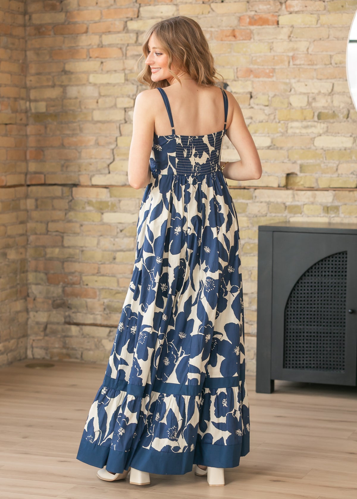 Sleeveless Ruffle Floral Maxi Dress - FINAL SALE FF Dresses