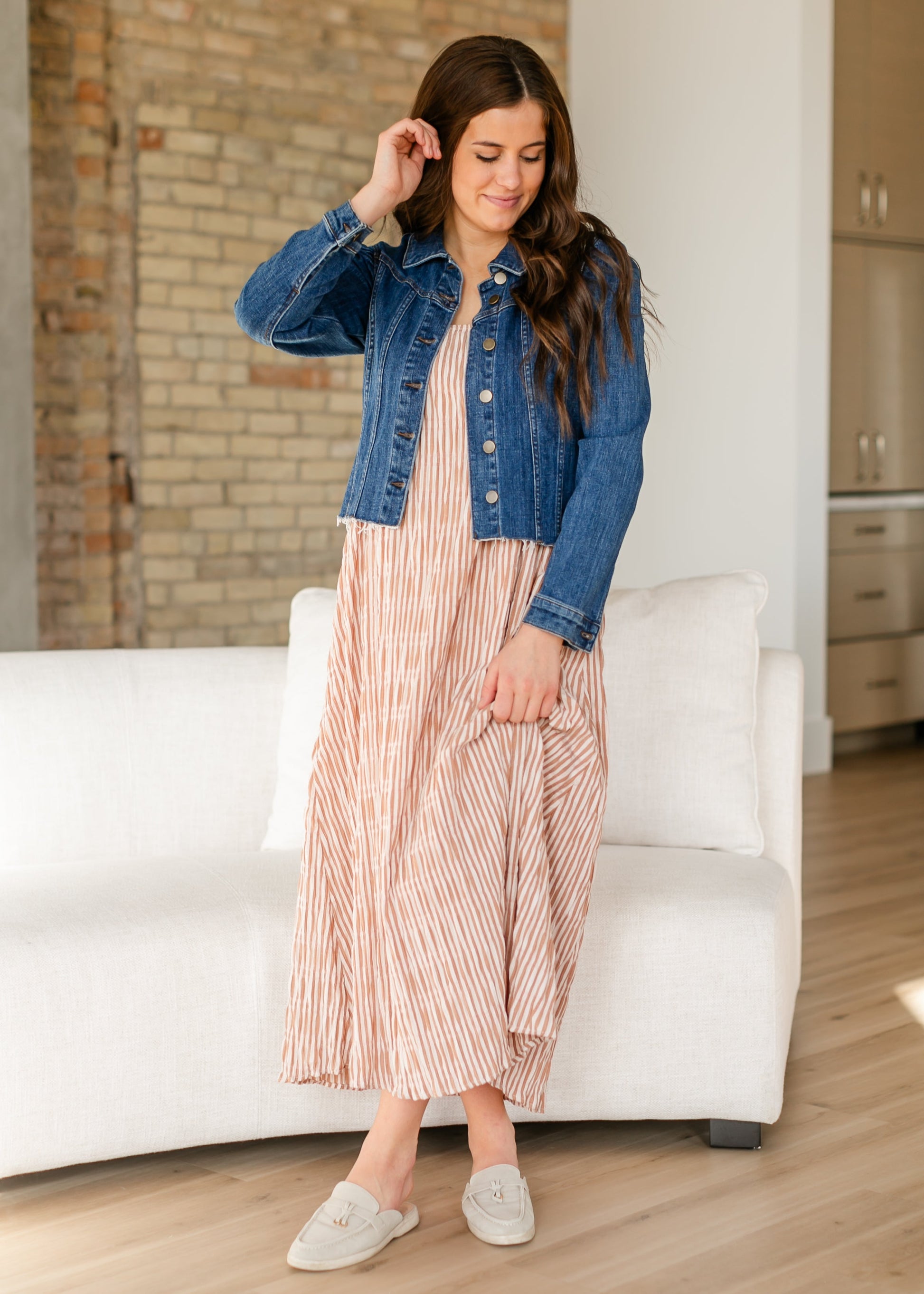 Sleeveless Striped Flowy Maxi Dress - FINAL SALE Inherit Co. Sleeveless Striped Flowy Maxi Dress - FINAL SALE Inherit Co.