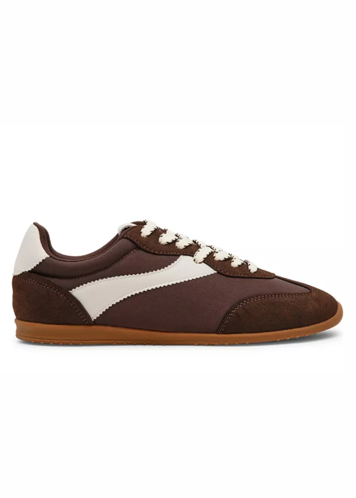 Sloane Chocolate Lace-Up Sneaker Shoes