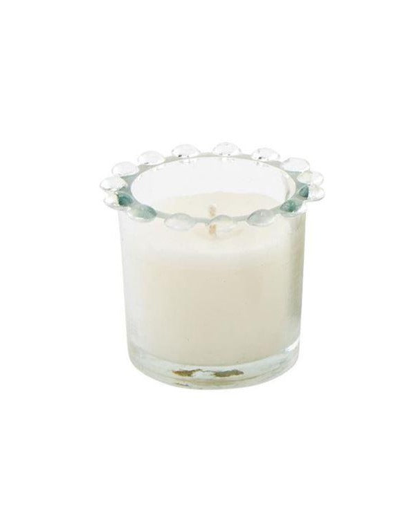 Small Clear Beaded Candle - FINAL SALE Home + Lifestyle